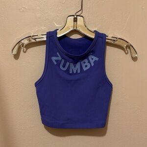 Zumba Fitness Purple Crop Top